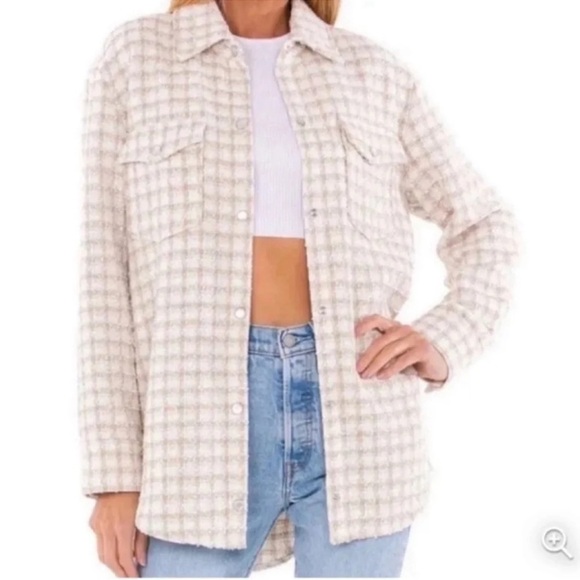 BB Dakota by Steve Madden Jacket Plaid Print Shacket
Sweater Trend - M - Picture 1 of 11
